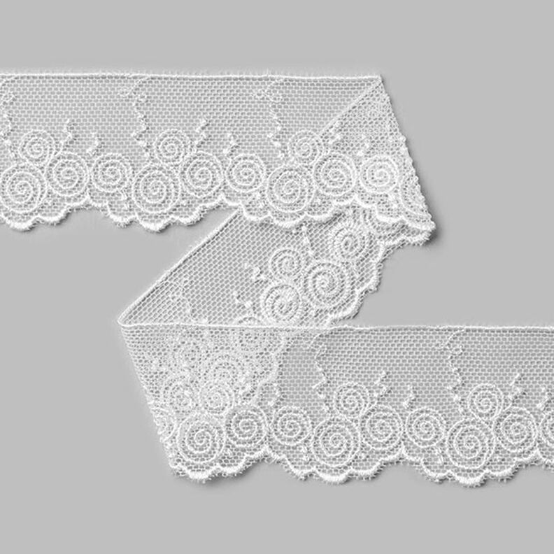 Valencienská krajka [30 mm] - bílá,  image number 1