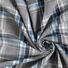 Strečová látka na kalhoty Skotská kostka – šedá/černá,  thumbnail number 3