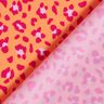 Látka na plavky s leopardím vzorem – broskvově oranžová/výrazná jasně růžová,  thumbnail number 4