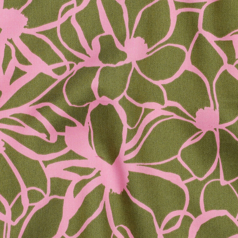Bavlněný satén Magnolia | Nerida Hansen – pistáciová/růžová,  image number 2