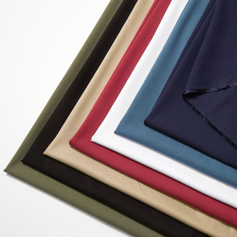 Viskóza Streč Jednobarevné provedení – černá,  image number 5