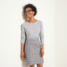 Bouclé houndstooth – černá/bílá,  thumbnail number 6