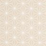Bavlněná látka Kreton japonské hvězdy Asanoha – písková,  thumbnail number 1