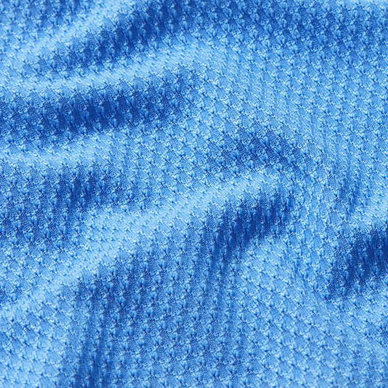 Žakárový žerzej se strukturou – brilantní modrá,  image number 2