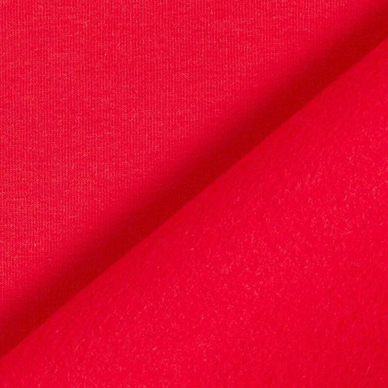 Lehká bavlněná teplákovina jednobarevná – červená,  image number 5