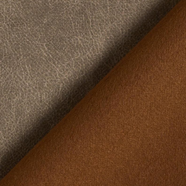 Čalounická látka Sametový vzhled – tmavá taupe,  image number 3