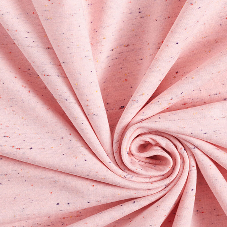 Hebká teplákovina barevné skvrny – růžová,  image number 3