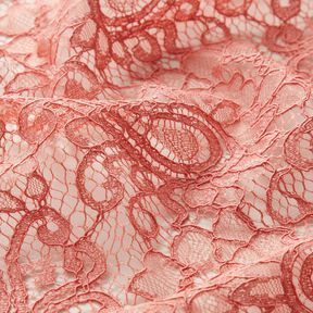 Krajková látka Paisley – světlý odstín bobulového ovoce, 