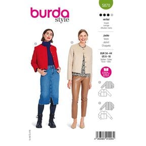 bunda | Burda 5870 | 34-44, 