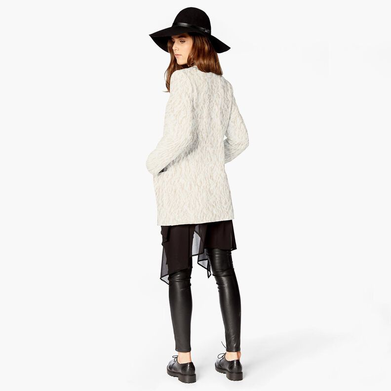 Umělá kožešina Jednobarevná péřová tkanina | Katia Fabrics – bílá, image number 10