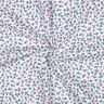 GOTS Bavlněný popelín Rozsypané kvítky | Poppy Fabrics – bílá/růžová,  thumbnail number 3