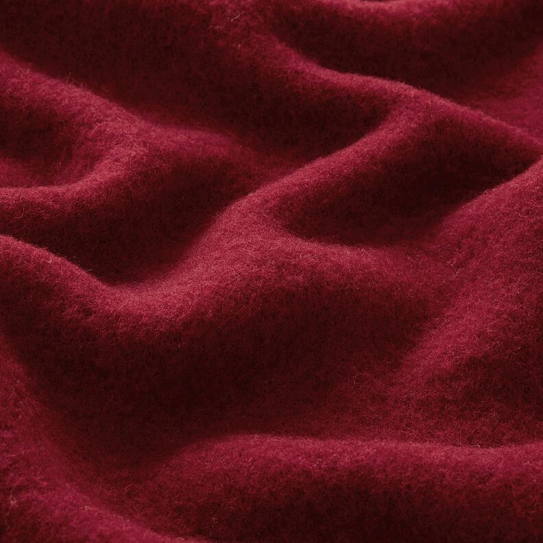 Vlněný fleece z čisté ovčí vlny Jednobarevné provedení – bordó, image number 2