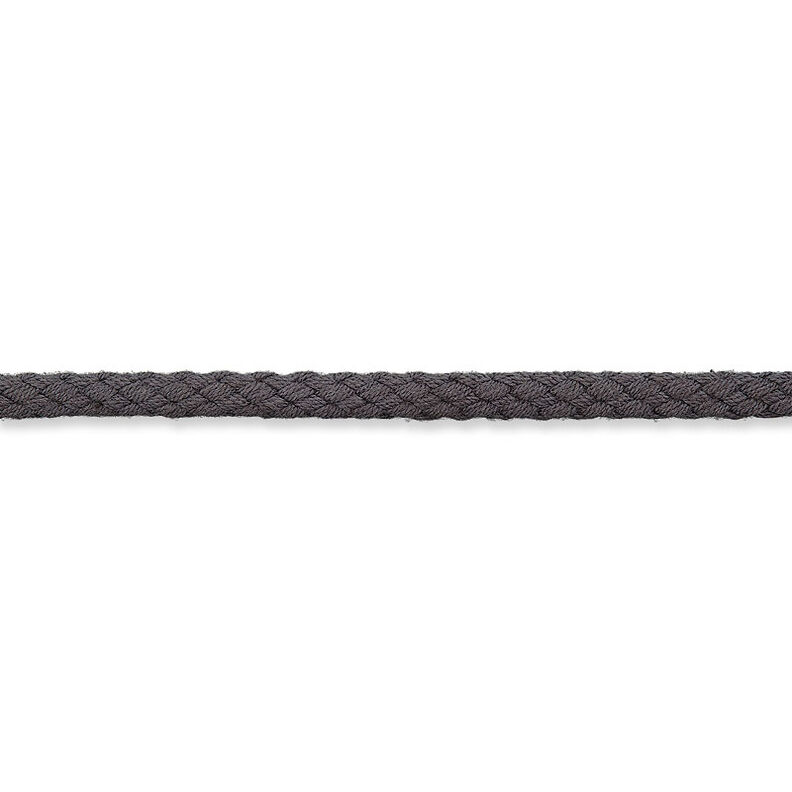 Bavlněná šňůrka [Ø 5 mm] – tmavě šedá,  image number 2