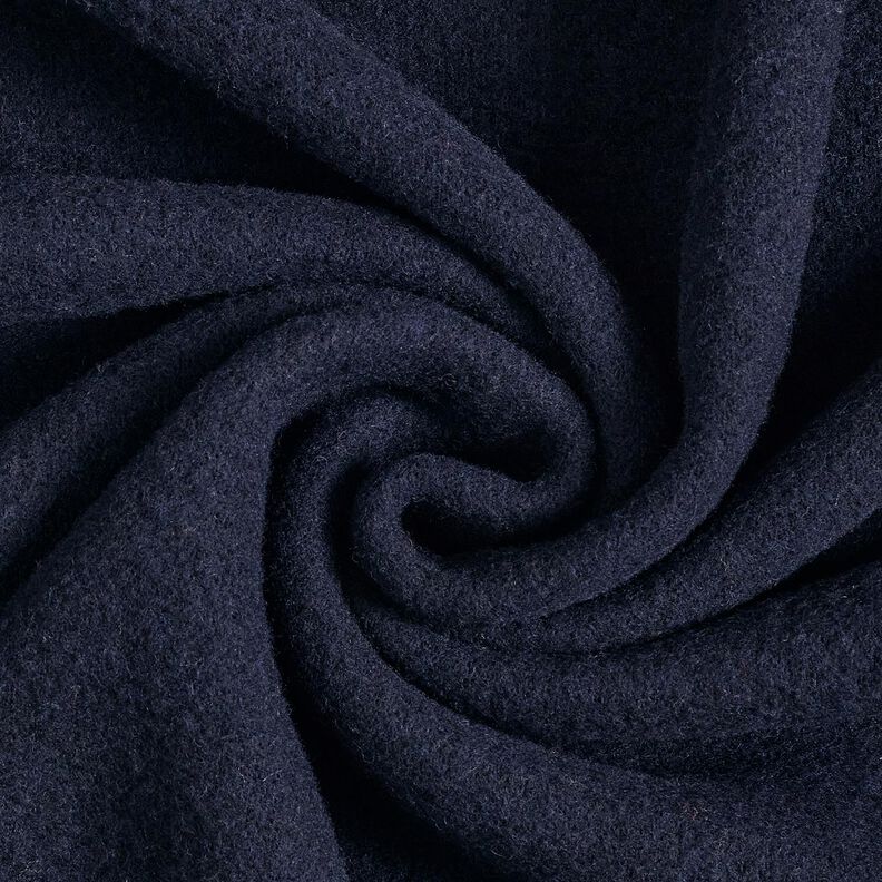 Vlněný fleece z čisté ovčí vlny Jednobarevné provedení – černomodrá, image number 1
