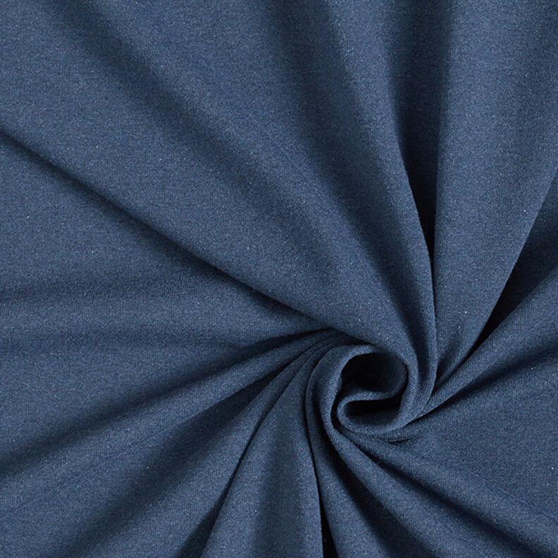 Recyklovaný žerzej ze směsi s bavlnou – džínově modrá,  image number 1