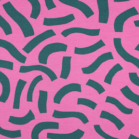 Francouzské froté Playful | Nerida Hansen – pink/petrolejová, 
