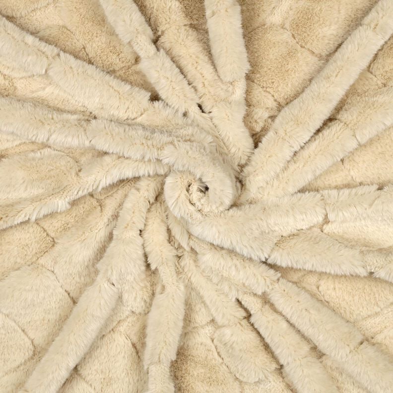 Umělá kožešina Abstraktní – cashew (béžová), image number 3