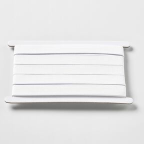 Hladká gumová stužka [3 m | 15 mm] – bílá, 