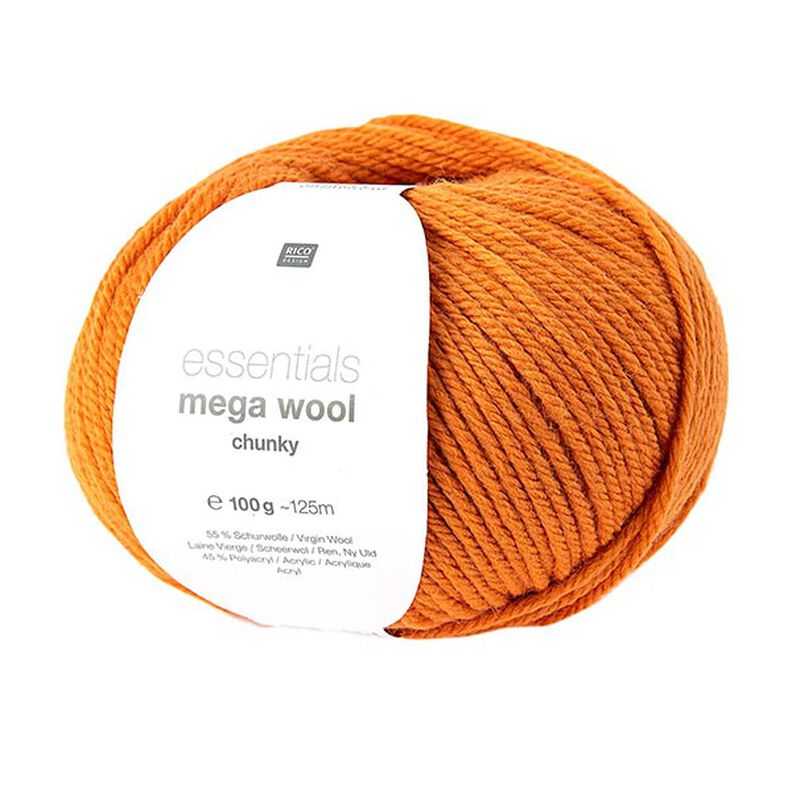 Essentials Mega Wool chunky | Rico Design – oranžová,  image number 1