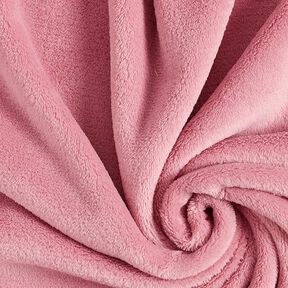 Hebký fleece – starorůžová, 