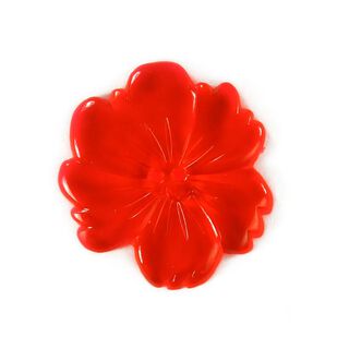 Umělohmotný knoflík, Neon Flower 4, 