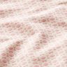 Žakár kosočtvercový vzor – růžová/vlněná bílá,  thumbnail number 2