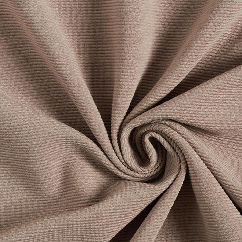 Žebrovaný otomanový žerzej jednobarevný – taupe,  image number 1