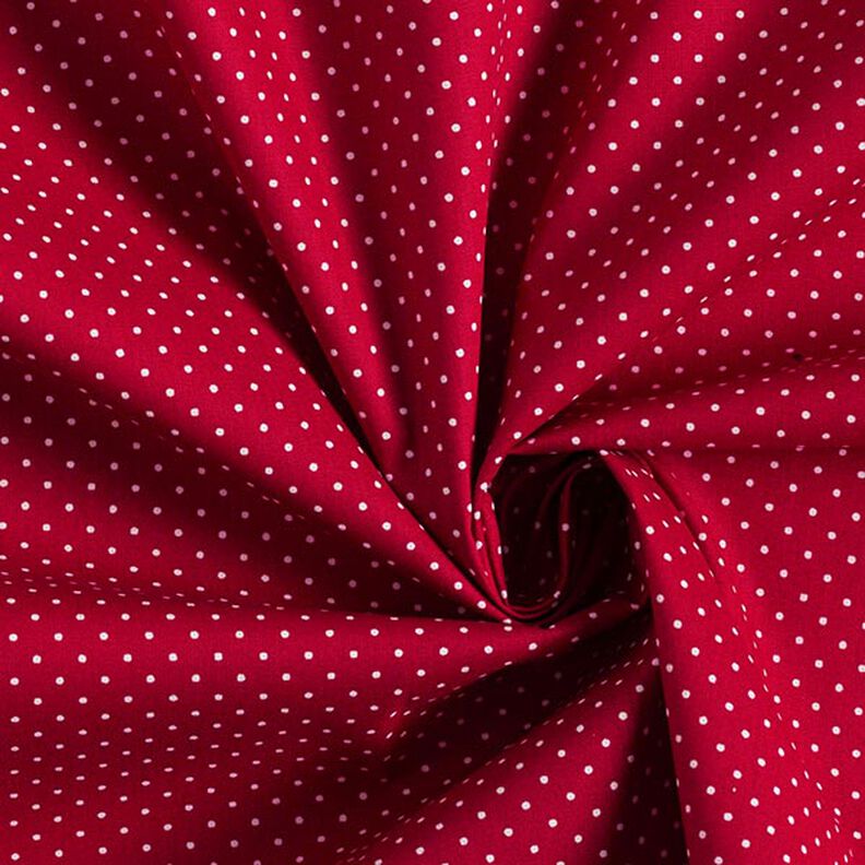 Povrstvená bavlna Malé puntíky – červená,  image number 4