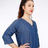 FRAU EDDA rovné halenkové šaty s knoflíkovou légou a kapsami | Studio Schnittreif | XS-XXL,  thumbnail number 9