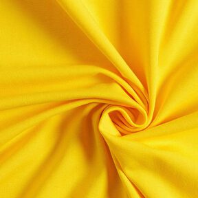 Bavlněný žerzej Medium jednobarevný – sluníčkově žlutá, 