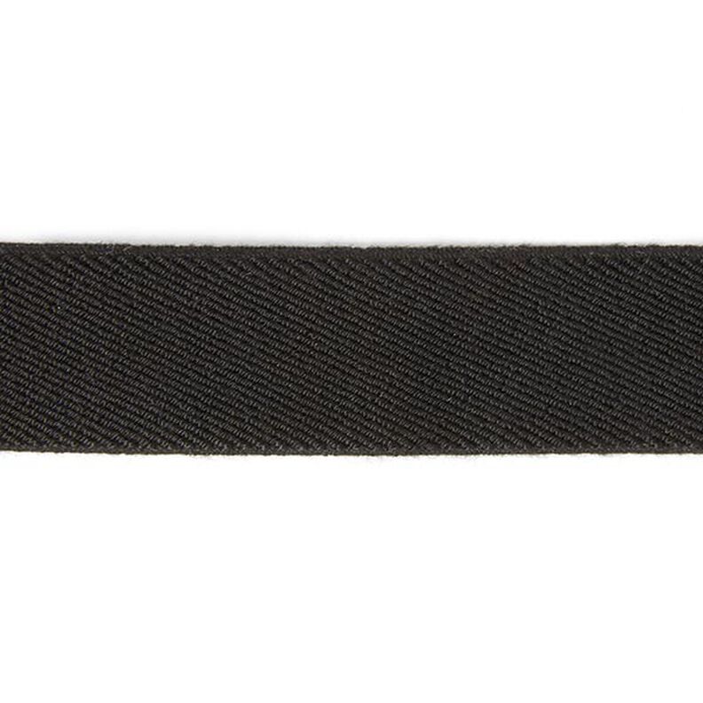 Gumová stuha Basic - černá,  image number 1