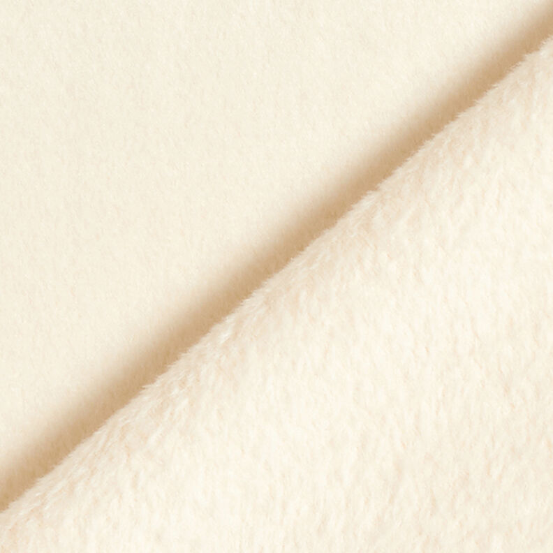 Fleece nicki jednobarevný – kremová,  image number 3