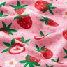 Balíček látek žerzej sladké jahody | PETIT CITRON – růžová,  thumbnail number 3