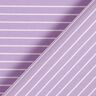 Strečová látka s příčnými proužky, elastická v podélném směru – pastelově fialová,  thumbnail number 4