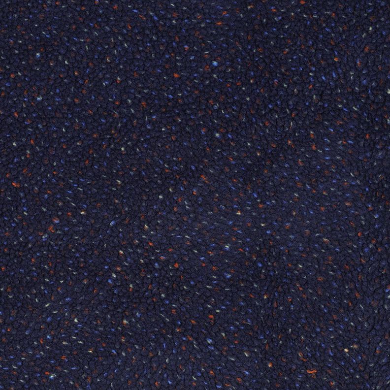 Plyš teddy Tvíd Melír | Poppy Fabrics – namornicka modr, image number 1