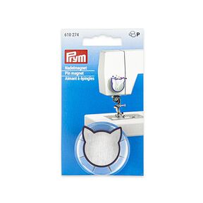 Magnetický jehelníček kočka [ Rozměry: 45 x 45 x 25 mm ] | Prym – bílá, 