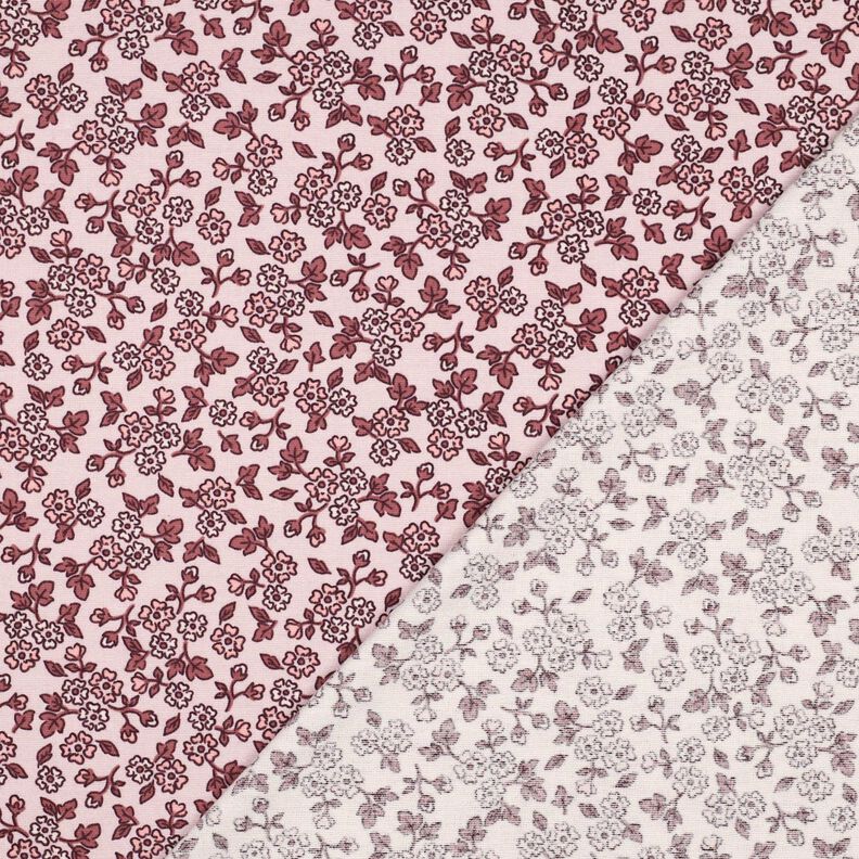 Bavlněný flanel Kytičky | Poppy Fabrics – rose/slézová,  image number 4