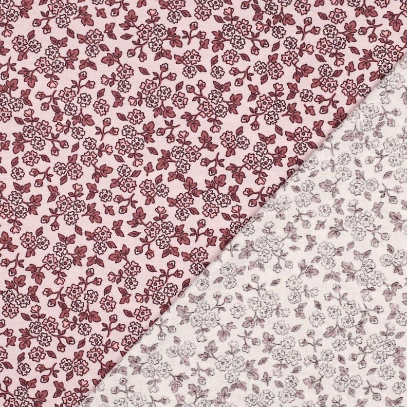 Bavlněný flanel Kytičky | Poppy Fabrics – rose/slézová, image number 4