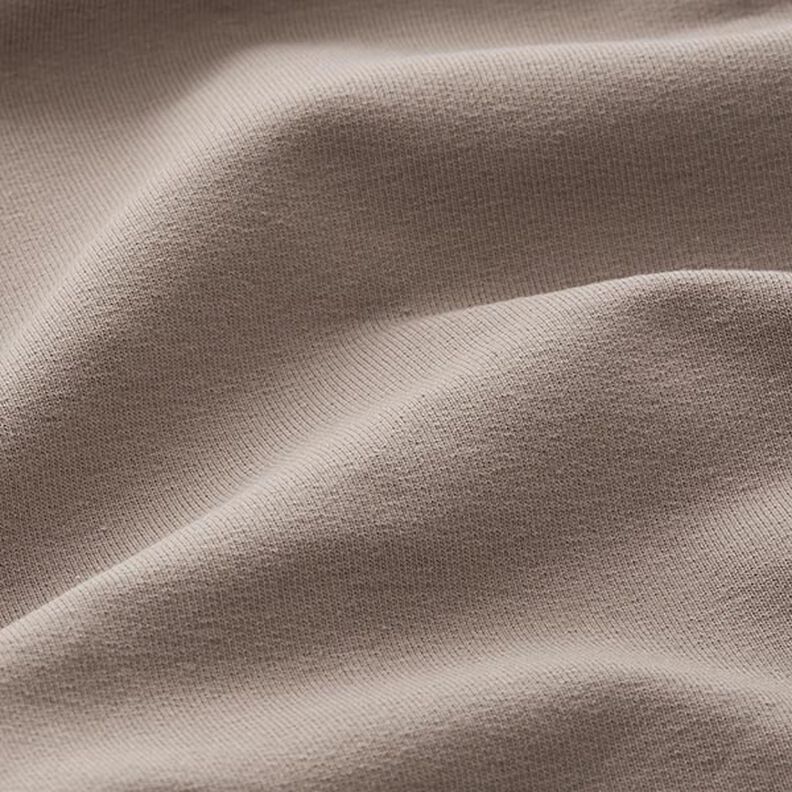 Lehké francouzské froté jednobarevné – tmavá taupe, image number 4