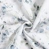 Mušelín / dvojitá mačkaná tkanina Akvarel listové úponky digitální potisk – bílá,  thumbnail number 3