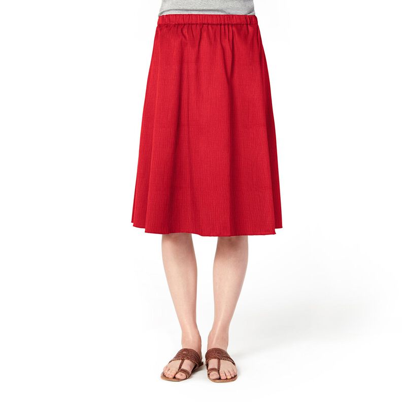 Mušelín / dvojitá mačkaná tkanina – červená,  image number 7