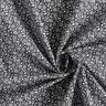 Bavlněný kreton drobný vzor paisley – tmavě šedá,  thumbnail number 3