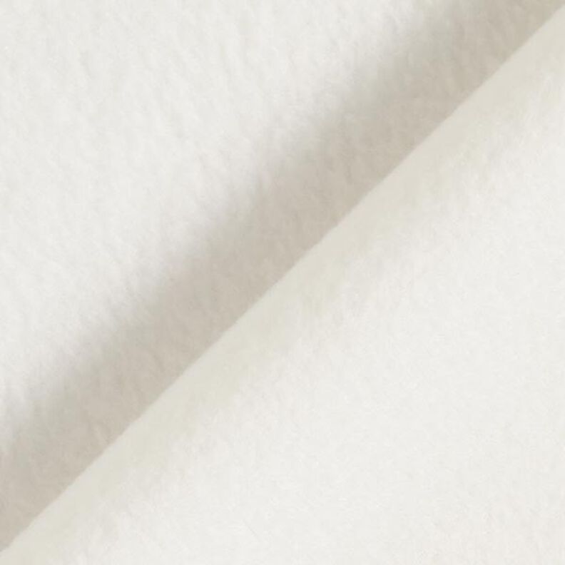 Fleece s protižmolkovou úpravou – vlněná bílá,  image number 3