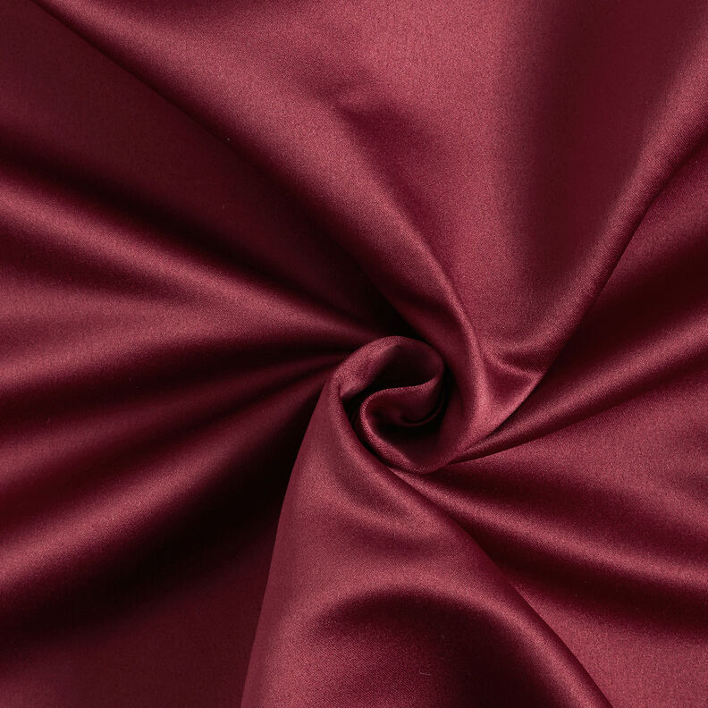 Satén Duchesse – bordó,  image number 1