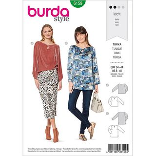 Tunika, Burda 6159 | 34-44, 