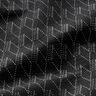 Strečová džínovina s abstraktními kosočtverci – černá,  thumbnail number 2