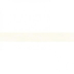 Elastická lemovací stuha  matný [20 mm] – vlněná bílá, 