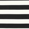 Dekorační látka Plátno Veselé pruhy – černá/bílá,  thumbnail number 1