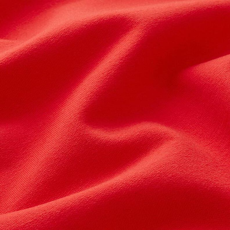 Lehká bavlněná teplákovina jednobarevná – červená,  image number 4