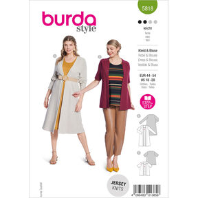 Plus-Size Šaty / Halenka 5818 | Burda | 44-54, 